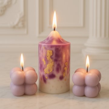 Luxe Amethyst Glow lumânare...