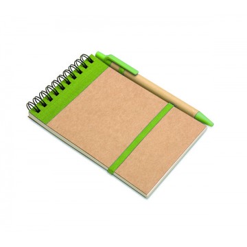 Bloc notes reciclat și pix...
