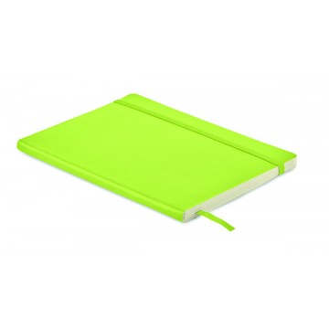 Caiet A5 reciclat Breta - Lime