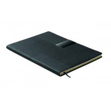 Notebook A5 PU Treze - Negru