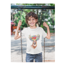 TRICOU BUMBAC ORGANIC COPII, DEER