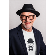 TRICOU BUMBAC ORGANIC BARBATI, CLASSY
