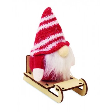 Gnome pe sanie din lemn...