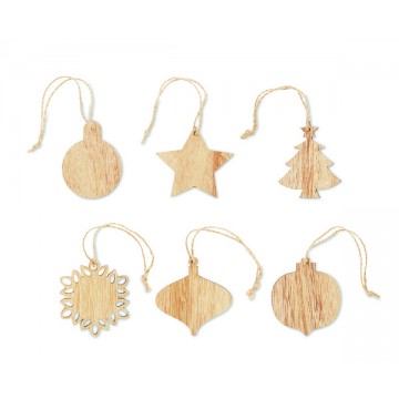 Set de ornamente din lemn...