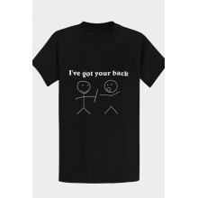 Tricou bumbac organic barbati, i've got your back