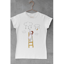 Tricou bumbac organic copii, Clouds
