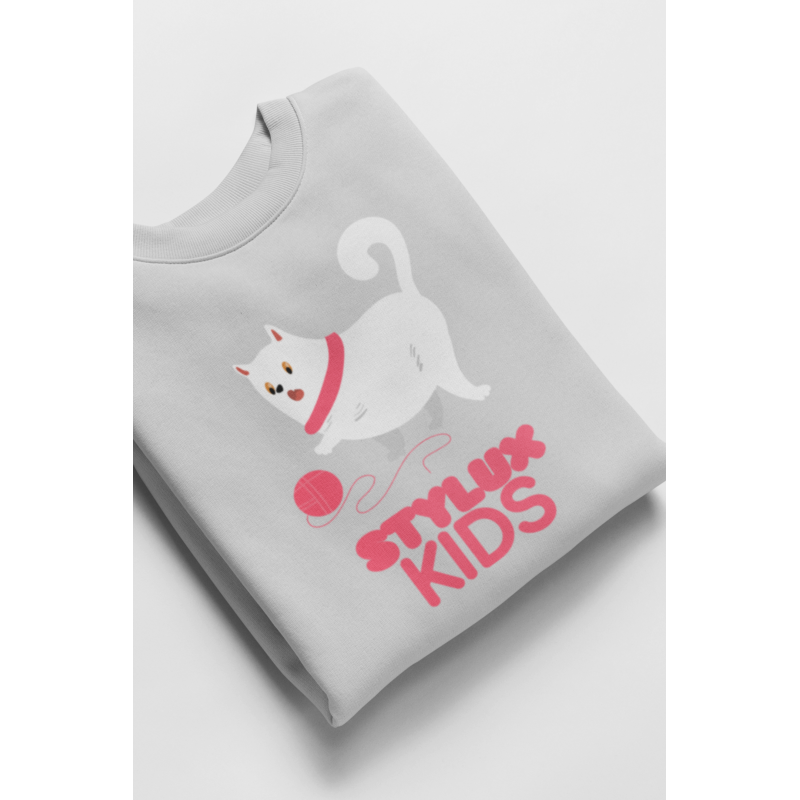 Bluza bumbac organic pentru copii, kitty