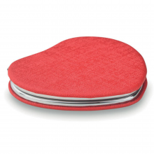 OGLINDĂ HEART CU CARCASA DIN PIELE ECO PU
