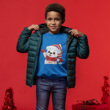 Bluza bumbac organic pentru copii, CHRISTMAS BEAR