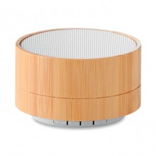 Boxa wireless din bambus 3W, Personalizabila