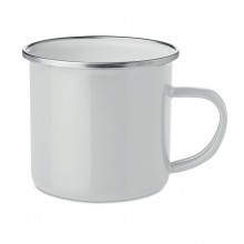 CANA METALICA VINTAGE, CU STRAT EMAILAT, DE 350ML, PERSONALIZABILA