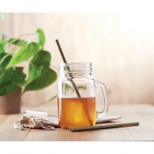 SET 2 BUC PAI DIN BAMBUS, CU PERIE SI HUSA, PERSONALIZABIL
