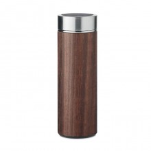 TERMOS DIN LEMN STEJAR, CU INFUZOR DE CEAI, 400ML, PERSONALIZABIL