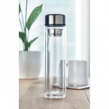STICLA BOROSILICATA CU TERMOMETRU TACTIL, 390ML, PERSONALIZABILA