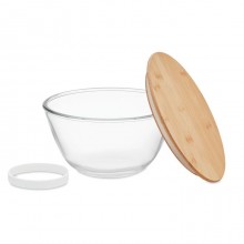 BOL PENTRU SALATA DIN STICLA BOROSILICATA, 1200ML, PERSONALIZABIL
