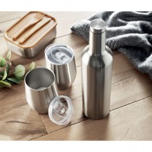 SET STICLA CU 2 CANI INOX, PERSONALIZABIL