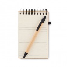AGENDA A6 DIN BAMBUS, PERSONALIZABILA