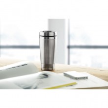CANA DIN INOX CU PERETE DUBLU, 400ML, PERSONALIZABILA