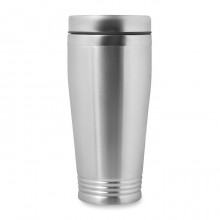 CANA DIN INOX CU PERETE DUBLU, 400ML, PERSONALIZABILA