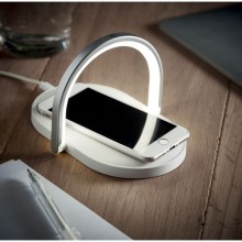 LAMPA SI INCARCATOR WIRELESS DIN ABS, PERSONALIZABILA