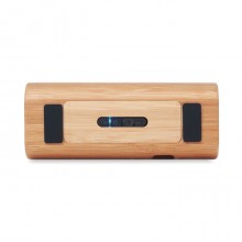 BOXA WIRELESS DIN BAMBUS SI ABS, PERSONALIZABILA