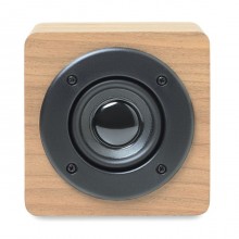 BOXA WIRELESS RUDA DIN BAMBUS, PERSONALIZABILA