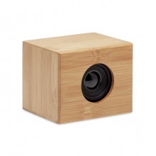 BOXA WIRELESS EDUARD DIN BAMBUS, PERSONALIZABILA