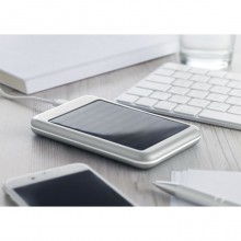BATERIE EXTERNA SOLARA DE 4000 mAh, PERSONALIZABILA